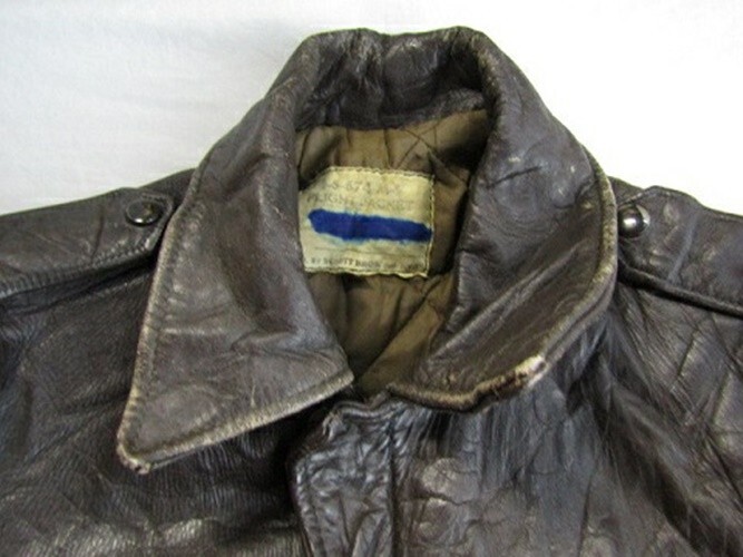 Schott G-1 Flight Jacket Size 36 Brown Cowhide TALON Zip 90s | eBay