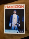 Jin Ha Custom Signed Card - Played Aaron Burr In Hamilton