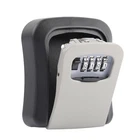 4 Digit Key Safe Lock Box Combination Wall Mount Security Storage Case Organizer