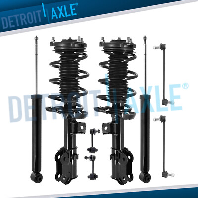AWD Front Struts Shocks Sway Bars Kit for 2018 2019 2020 2021 2022 Hyundai Kona