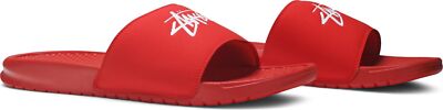 CW2787-600] Mens Nike Benassi 'Stussy Habanero Red' | eBay