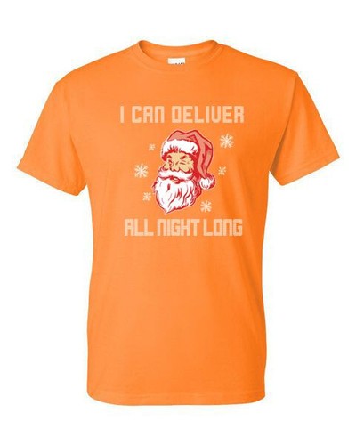 CAMISETA XL 2X 3X - SANTA ENTREGA TODA LA NOCHE TRAVIESO INVIERNO / NAVIDAD - Imagen 5 de 41