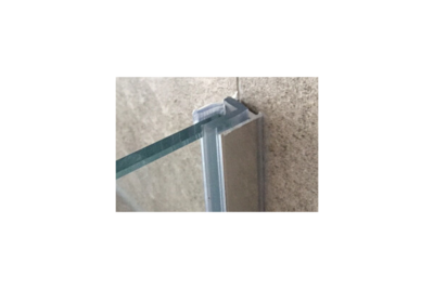 Aluminium Duschkabinen-U-Profil 200 Cm – Für 10 Mm Glas, Edelstahloptik Gebürstet
