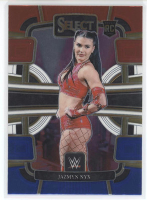 2024 Panini Select WWE Jazmyn Nyx Red and Blue #97