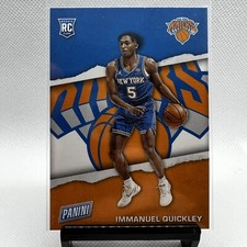 Immanuel Quickley 2021 Panini Father's Day Rookie Card RC #RC9 Basketball Card