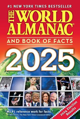 The World Almanac and Book of Facts 2025 Paperback  2024 by Sarah Janssen