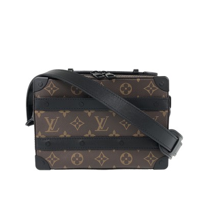 LOUIS VUITTON Monogram Macassar Handle Soft Trunk M45935 Handbag 