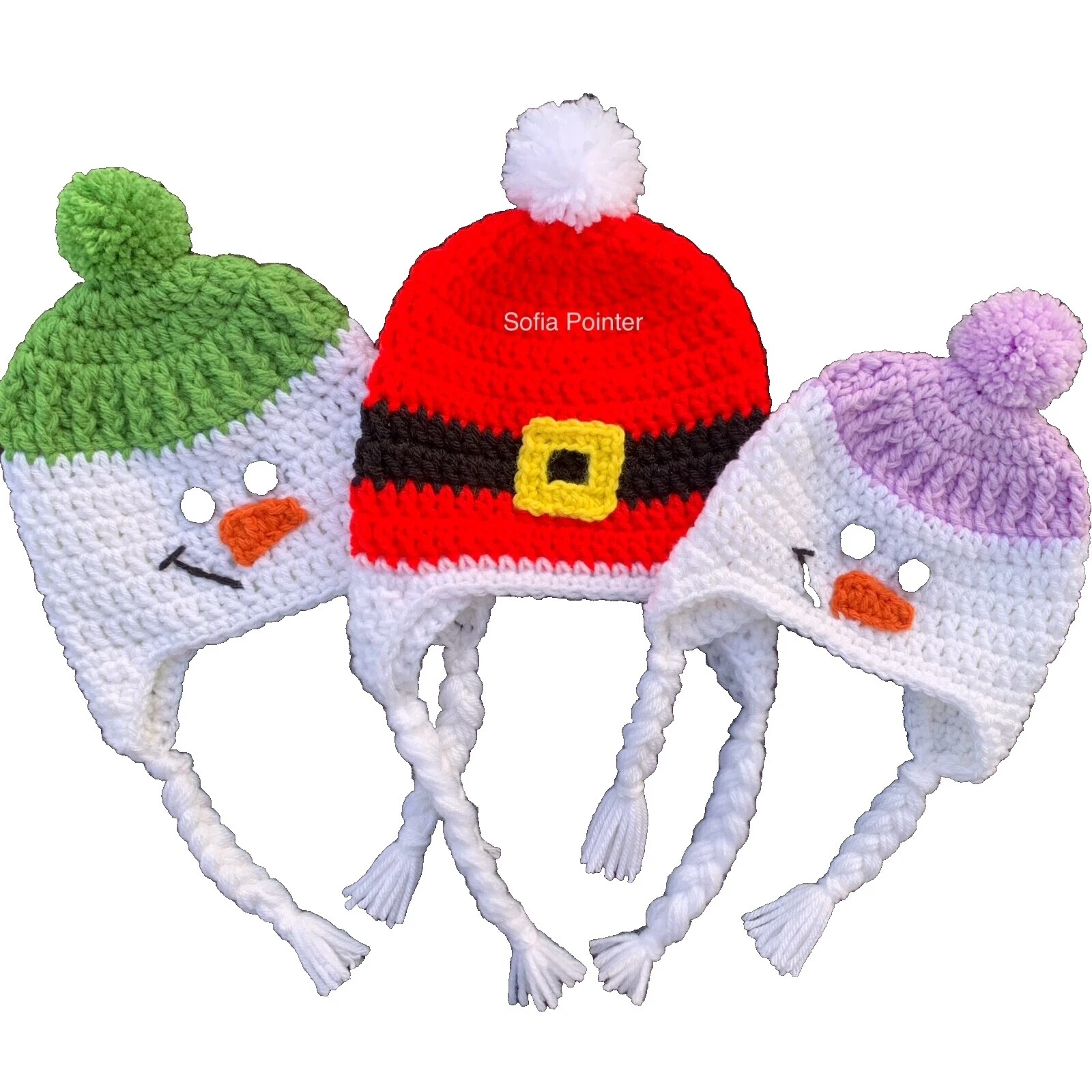 Sombreros Handmade Santa Claus Bebé