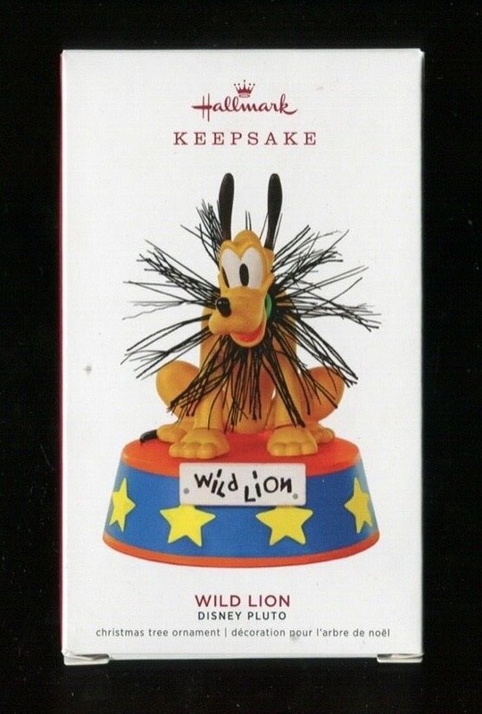 2019 Hallmark Keepsake Ornament - WILD LION - Disney Pluto - New in Box