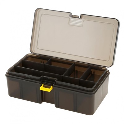 2 Layer Multifunctional Fishing Lure Tackle Box Serviceable Plastic Hook Storage