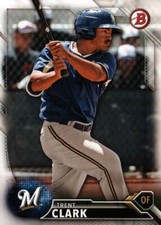 2016 Bowman Draft #BD-149 - Trent Clark - Milwaukee Brewers  16-256