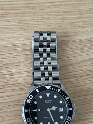 Men's Casio 1332 MTD-1037 Japan Mov't Quartz Date Watch & EXTRA