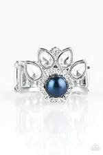 Paparazzi Ring- Crown Coronation- Blue- Paw Print