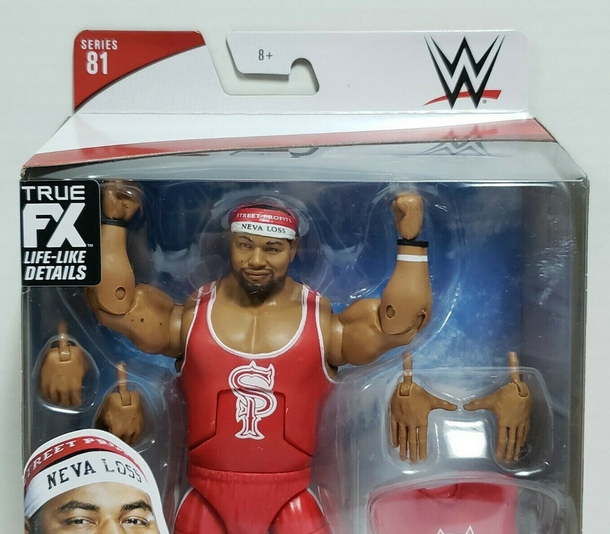 Mattel WWE Elite Collection Angelo Dawkins Action Figure, 15,2 Cm, Con Accessori E Articolazioni, Dettagli TrueFX