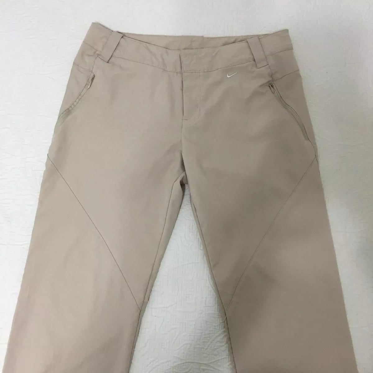 Nike Women's Pants Small RN#56323 CA#05553 Khaki Sport #275