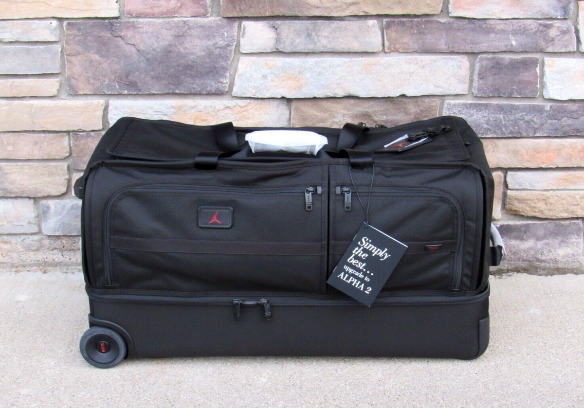 NOS Tumi Alpha 2 FXT Large Duffle Michael Jordan Jumpman Luggage