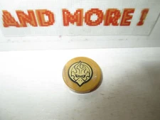 Lego - 1x Tile Round 2x2 Gold Chima Eagle Emblem Pattern 70146 14769pb101