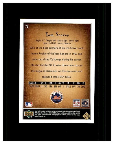 TOM SEAVER YOU PICK SEE SCANS OF EVERY CARD ALL TOM SEAVER CARDS ODD BALL METS - Bild 77 von 183