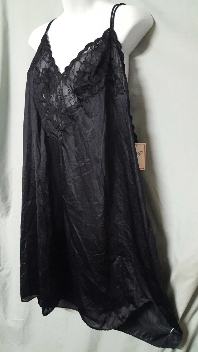 Black sleeveless nightgown new arrivals