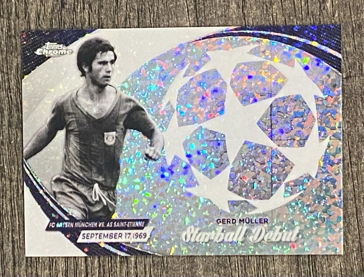 2023-24 Topps Chrome UEFA GERD MULLER Starball Debut