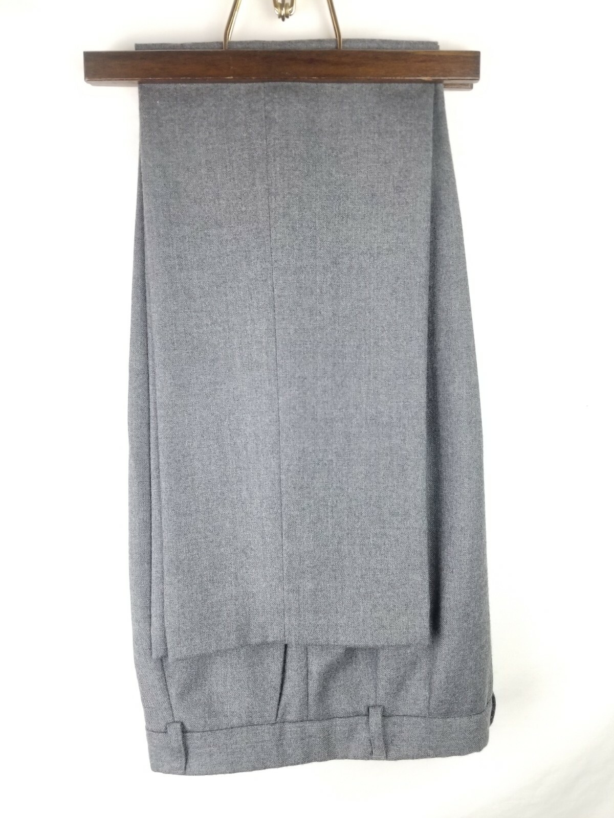 Pendleton Woman's Virgin Wool Gray Silk Lined Pan… - image 4