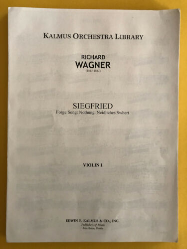 Siegfried Act 1, Scene 3, Forge Song: Nothung, Richard Wagner, String Set - Bild 1 von 2