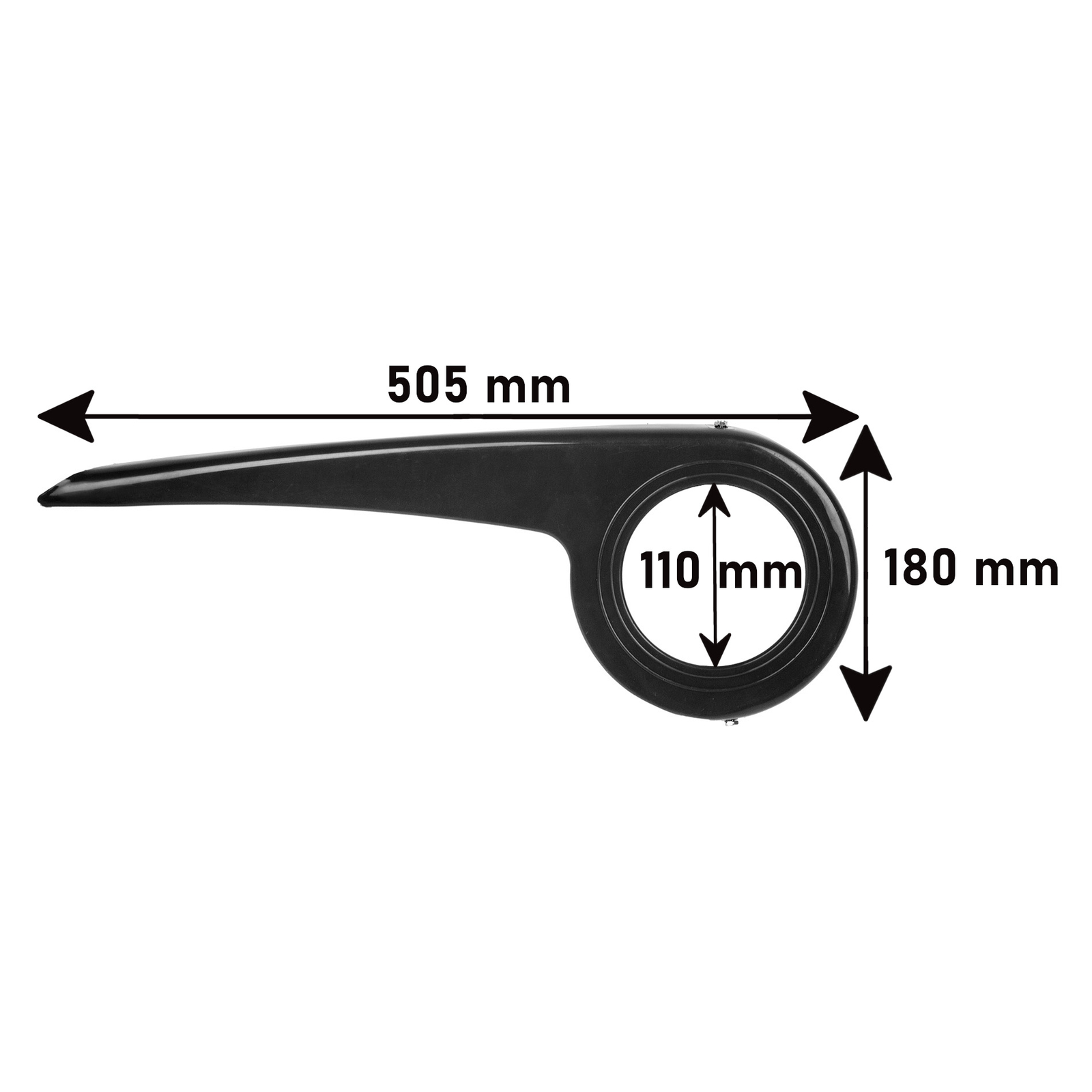 Protezione Catena Curana C-Lite Per EBike Bosch I:SY – Fino A 22 Denti – Nero