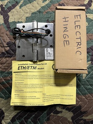 Command Access Electric Transfer Hinge, Model ETH6W5050-626