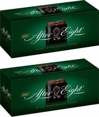 2 x Nestle AFTER EIGHT Chocolate Pralines Mint Flavour Box 2 x 200g / 7oz