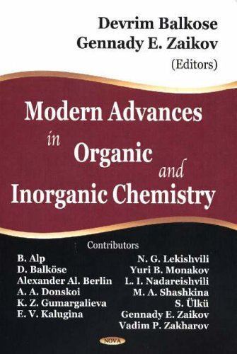 Modern Advances in Organic and Inorganic Chemistry (Hardcover)