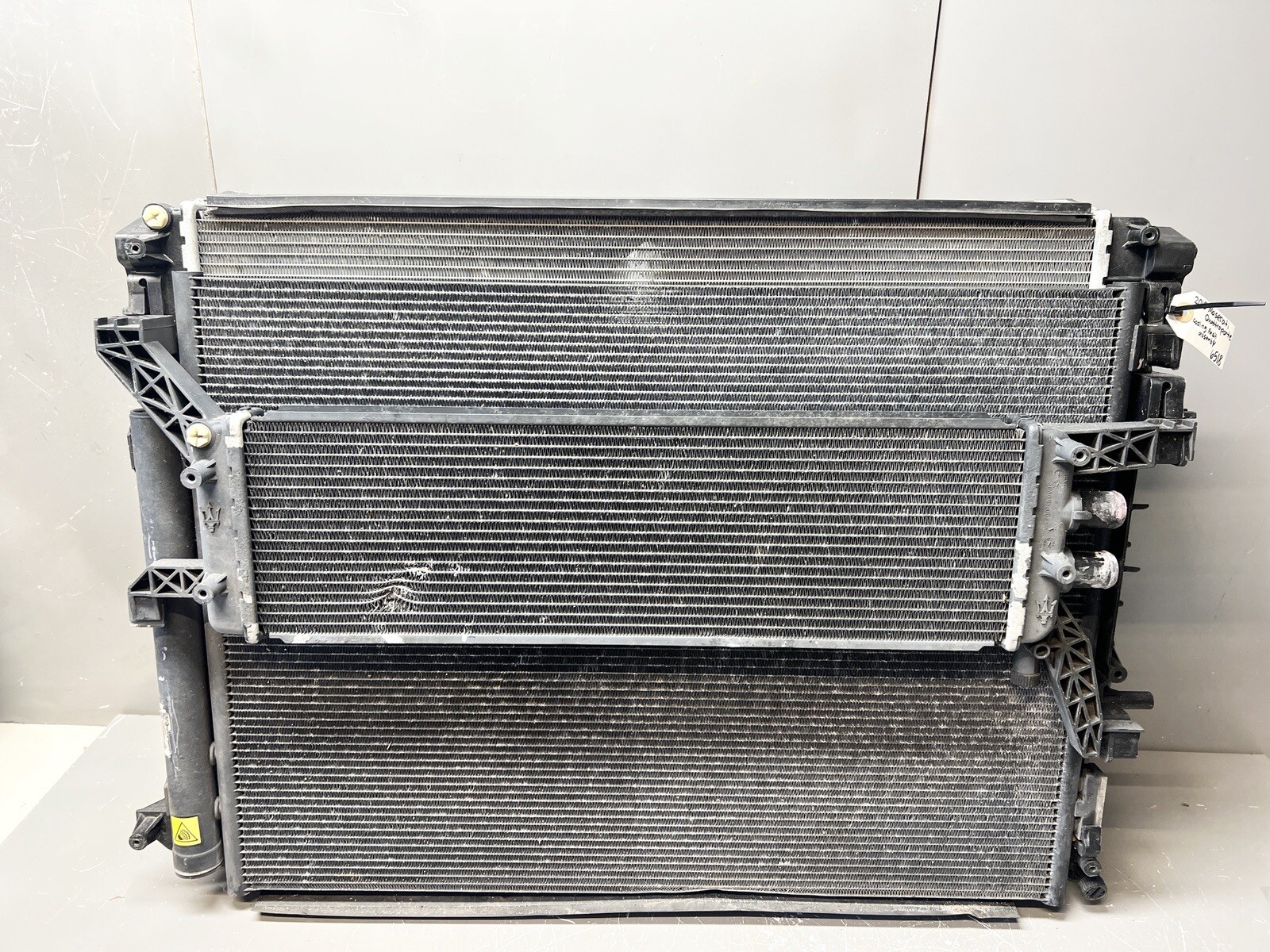 ⭐️2013-2020 Maserati Ghibli Quattroporte 3.0L Cooling Radiator Condenser Fan SET