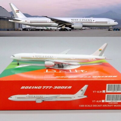 SALE*B777-300ER INDIA Government Reg: VT-ALW JC Wings Scale1:400