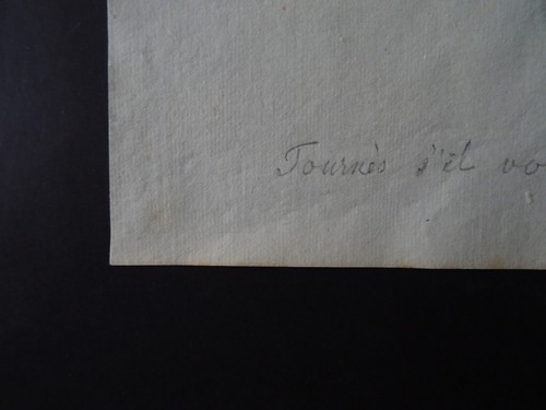 FRENCH NEOCLASSICAL SCHOOL CA. 1810 - PORTRAITS OF A MAN- CURIOUS CHARCOAL - Picture 9 of 15