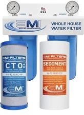 Applied Membranes Inc. 2-Stage Whole-House Water Filter System, 4.5x10-Inch
