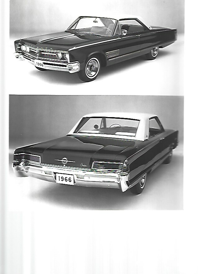 1966 Plymouth Barracuda Press Release & Photo & 1966 Chrysler New