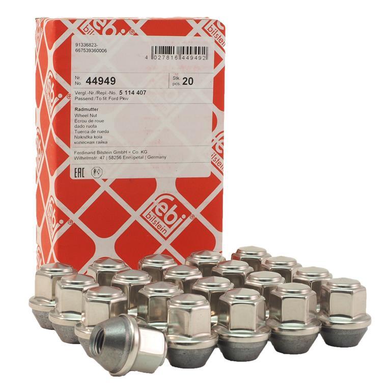 Dado Ruota FEBI BILSTEIN 46708 - Cromato, Filettatura M12x1.5, Per Assali - Foto 7