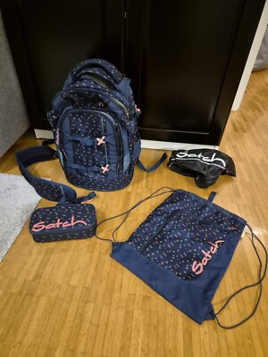 Satch Schulrucksack Set * Funky Friday * mit Zubehör * Turnbeutel * Mäppchen 