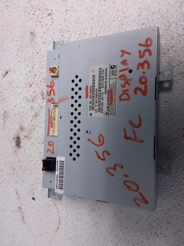 DISPLAY SCREEN MASERATI QUATTROPO 2014 871765 ID # 670007290,68212905AA