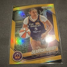 2025 Panini Prizm WNBA - Dearica Hamby #39 Los Angeles Sparks Gold Prizm 01/10