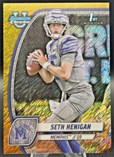 Seth Henigan 2024 Bowman Chrome U #162 Gold Shimmer /50
