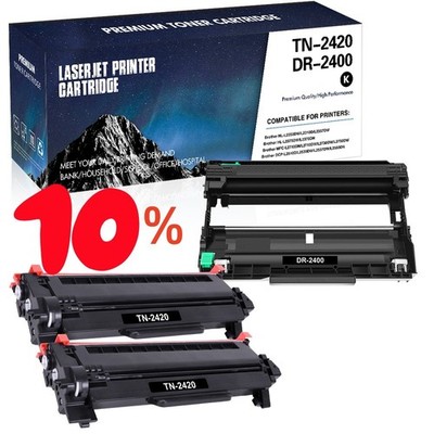 Toner & Trommel Compatible with Brother TN-2420 DR-2400 MFC-L2710DW HL-L2350DW