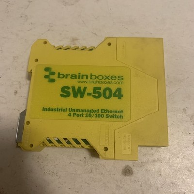 Brainboxes SW- 504 4-Port Industrial Ethernet Switch