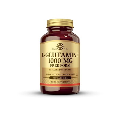 Solgar L Glutamine Supplement 60 Count Vegan Non GMO Muscle Support