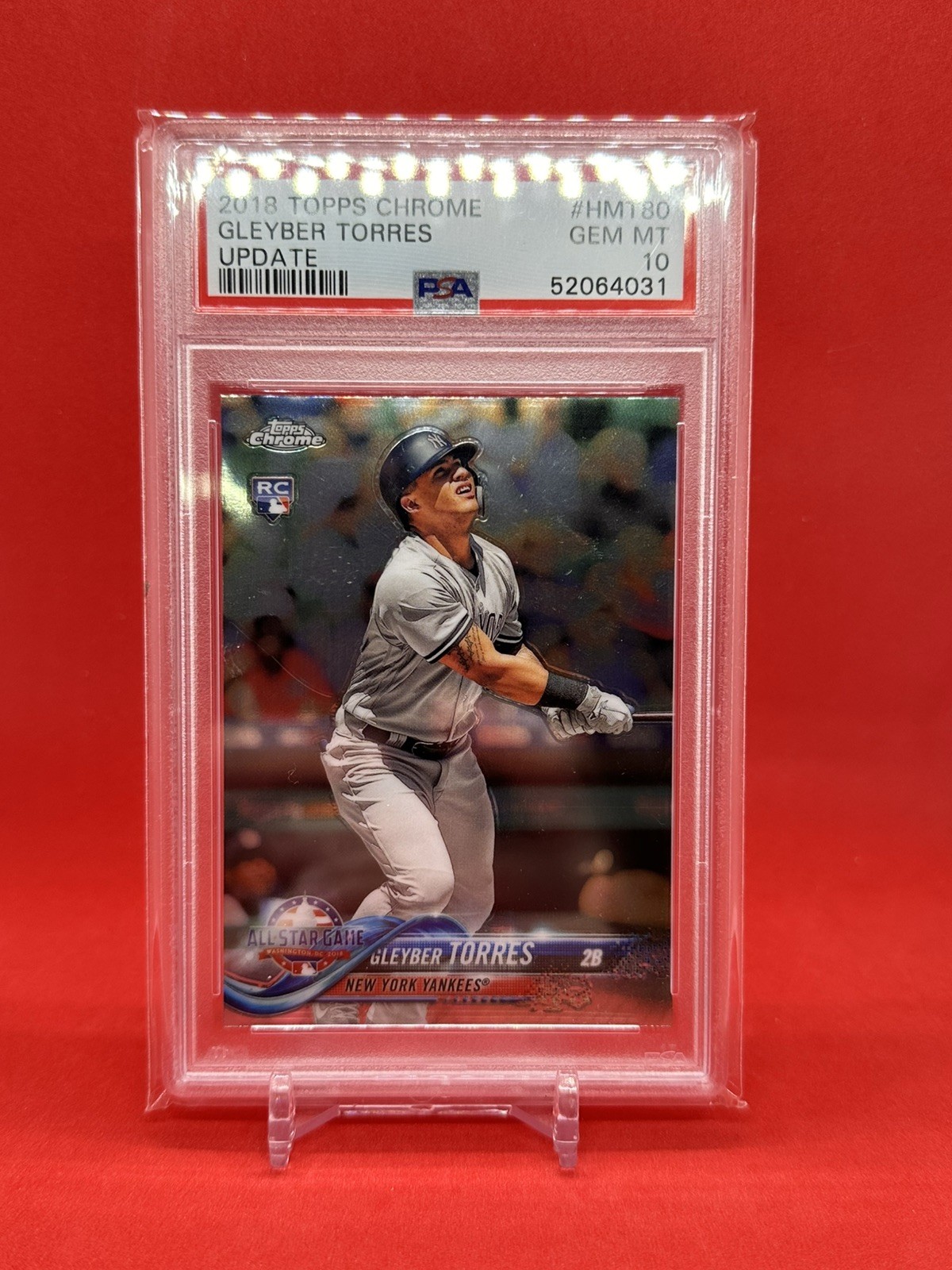 2018 Topps Chrome Update #HMT80 Gleyber Torres PSA 10 RC New York Yankees