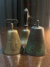 Tre Campanelle Antiche Varie Epoche 