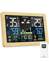 Wetterstation Mit AußEnsensor, Farbdisplay, Temperatur, Luftfeuchtigkeit