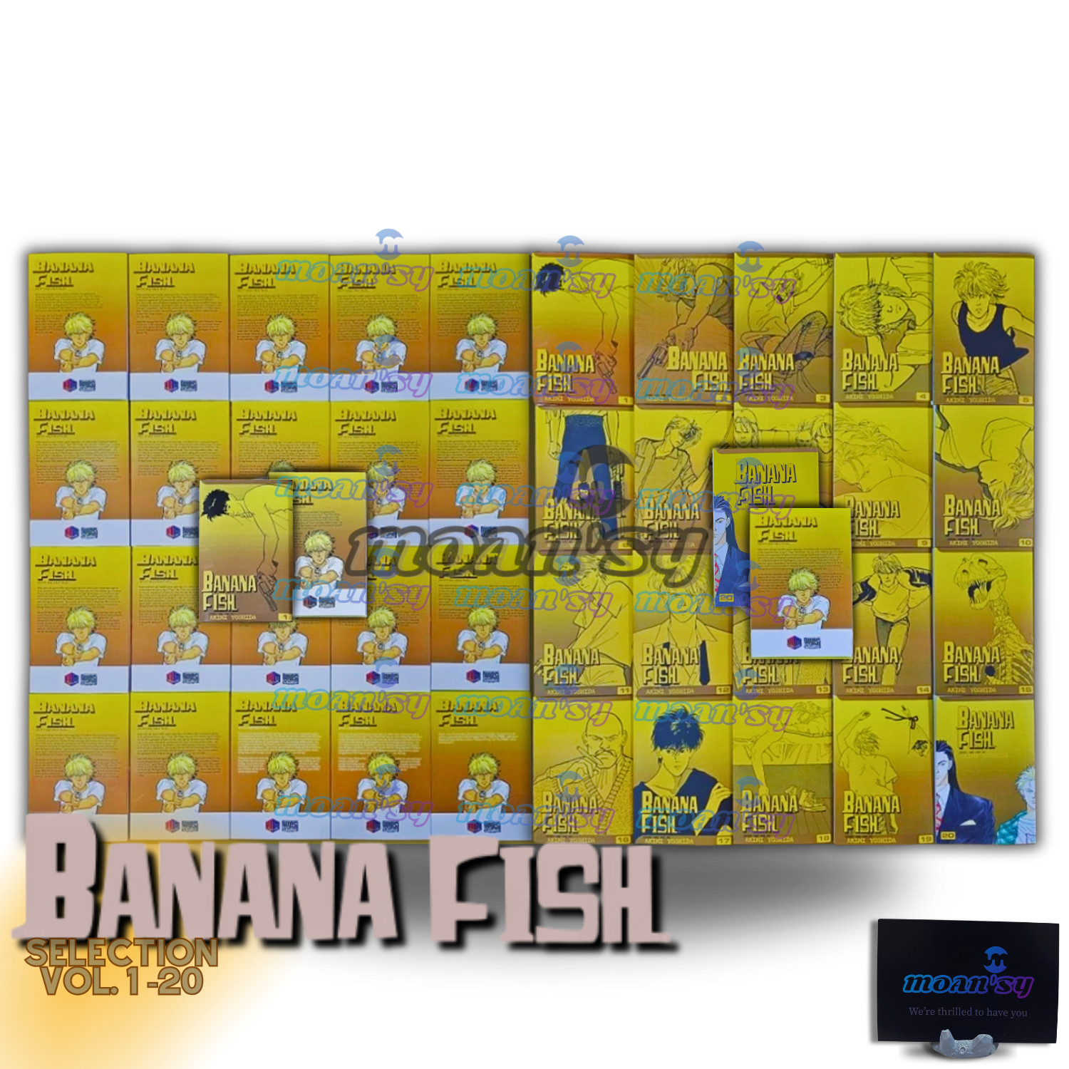 Cómics Banana Fish manga inglés volumen único 1-20 nuevos por Akimi Yoshida