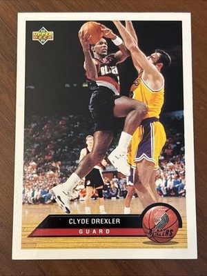 1992-93 Upper Deck McDonald's - Clyde Drexler #P33 Trail Blazers HOF EX+