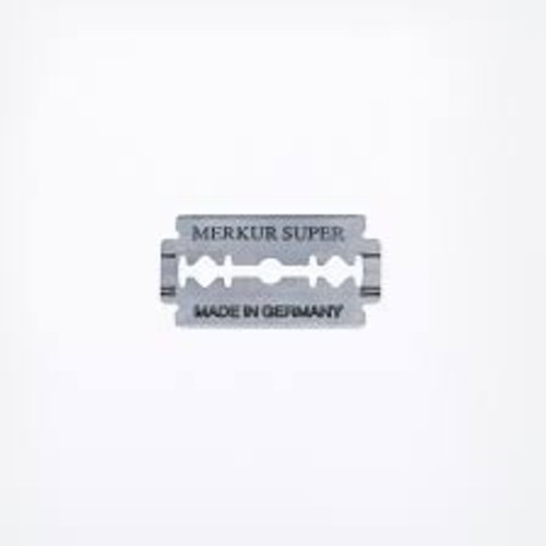 5 Double Edge Razor Blades, Merkur Super Platinum