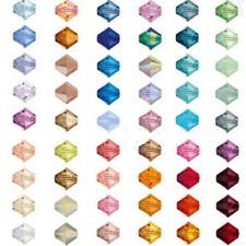 4mm 100pcs bicone loose Crystal beads Austria Glass beads Diy Jewelry Making